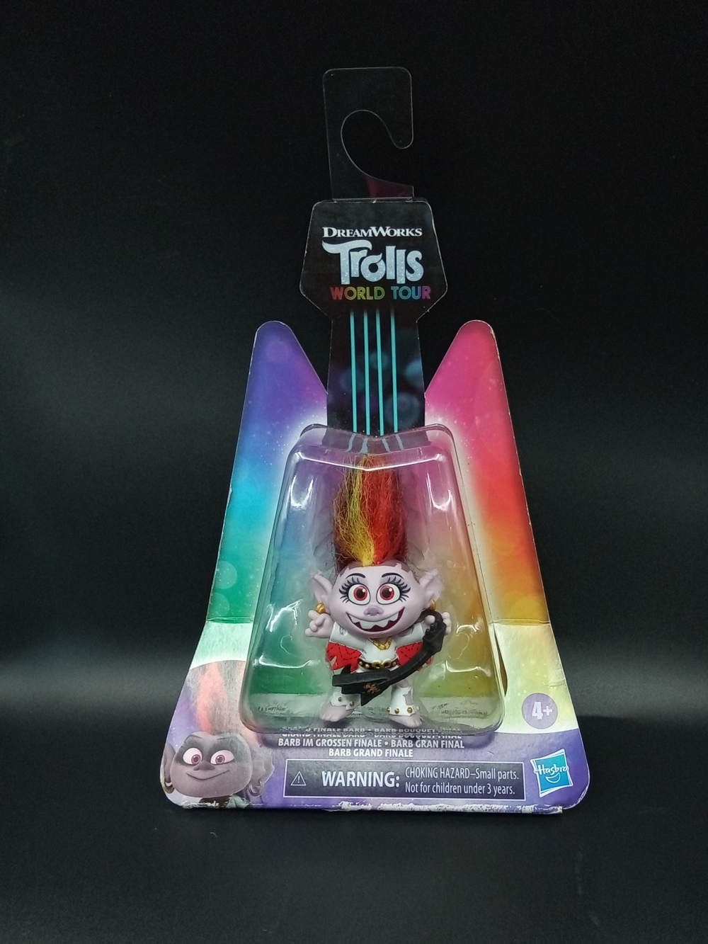 NIB Grand Finale Barb Trolls World Tour Doll Dreamworks Sealed HANGER TAG Intact